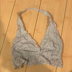 PINK halter lace bralette